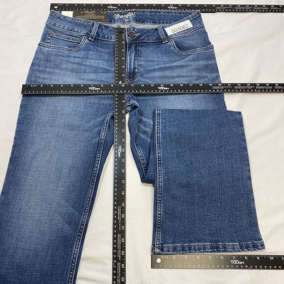 Wrangler Ladies Jeans 13x32 Blue Retro Sadie Low Rise Medium Fade Denim Bootcut - Picture 12 of 13